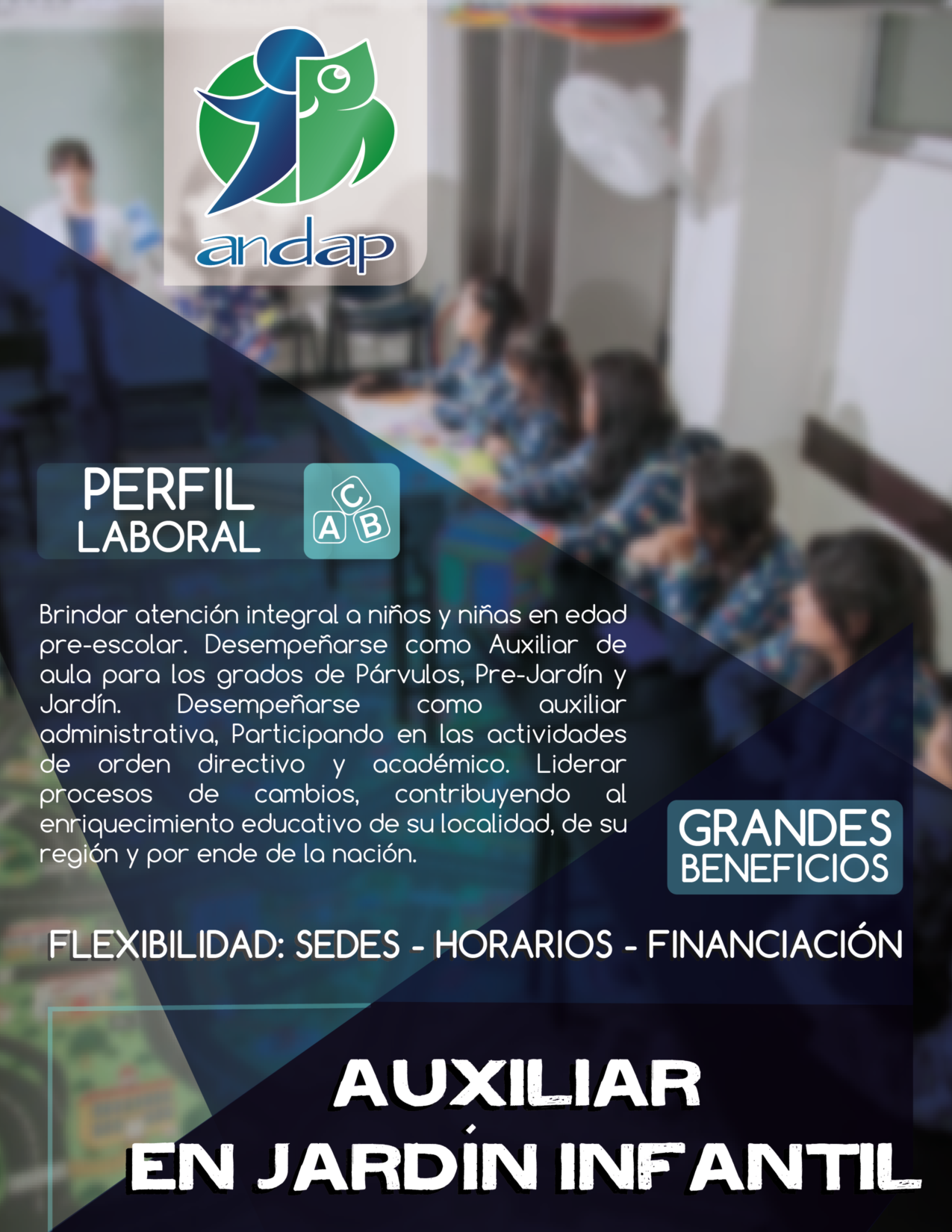 Auxiliar en Jardín Infantil Bogotá ANDAP Auxiliar en Jardín Infantil Bogotá ANDAP
