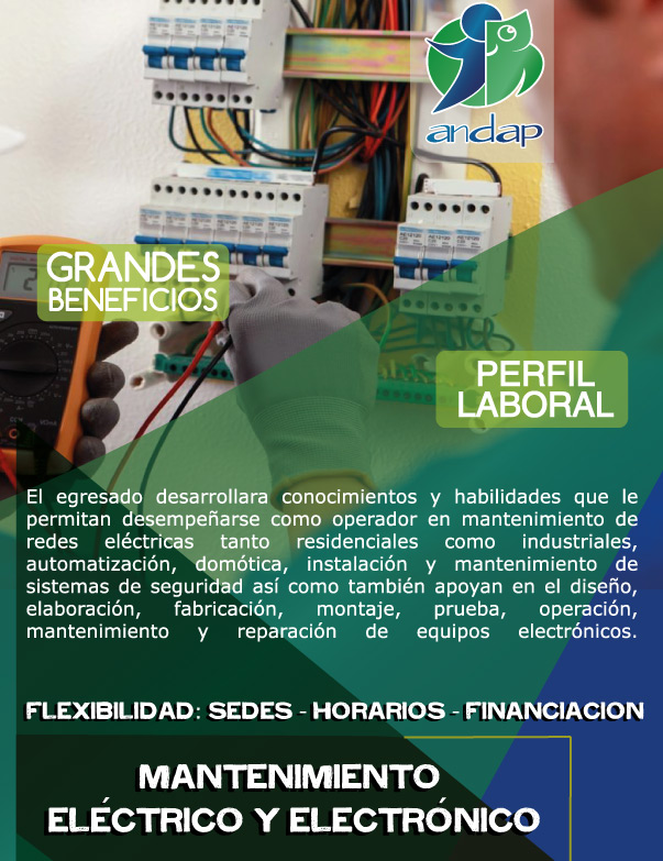 Mantenimiento Eléctrico y Electrónico-MAnizales - ANDAP